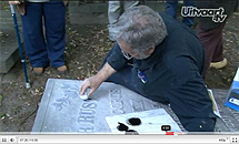 plaatje: Nieuw filmpje: Uitvaart.tv bekijkt Va~De tijdelijke grafmonumenten en bezoekt de Terebinth